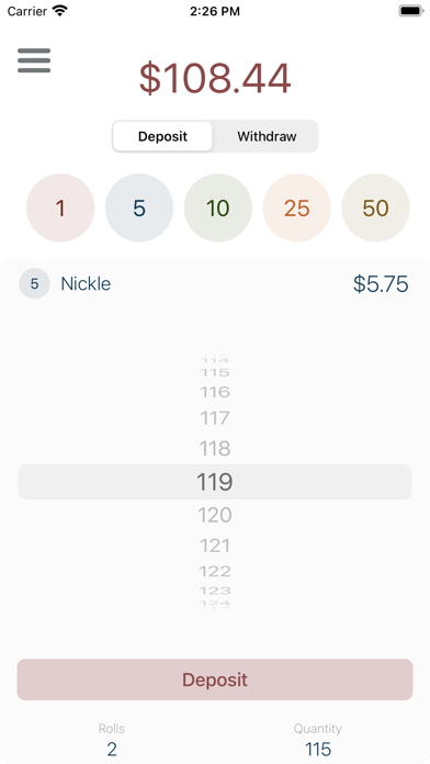 MyChange Counter. screenshot 1