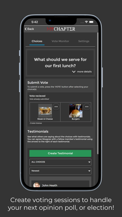 MyChapter - App For My Chapter screenshot 1