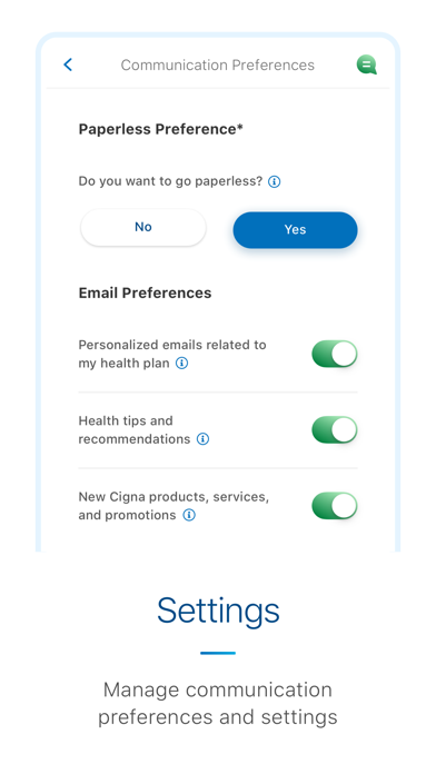 myCigna screenshot 1