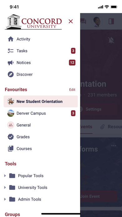 MyConcordU screenshot 3