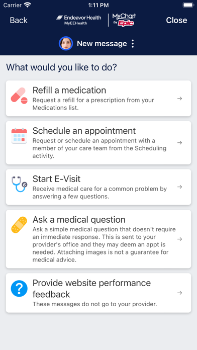 MyEEHealth screenshot 1