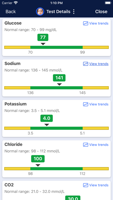 MyEEHealth screenshot 2