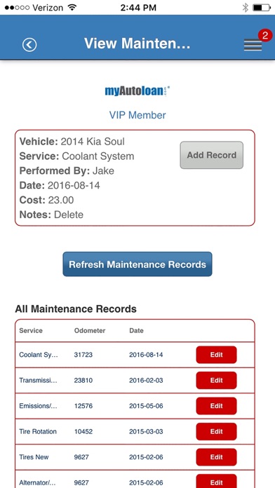 myEZ Car Care screenshot 1