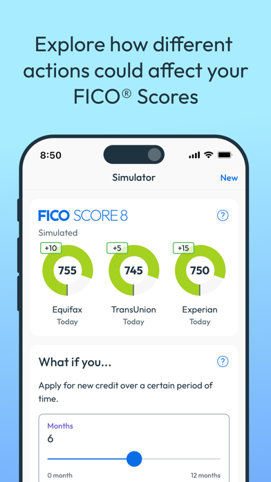 myFICO - FICO Score Monitoring screenshot 1