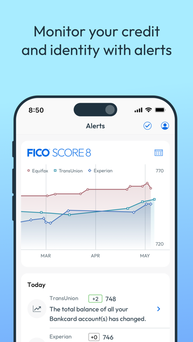 myFICO - FICO Score Monitoring screenshot 3