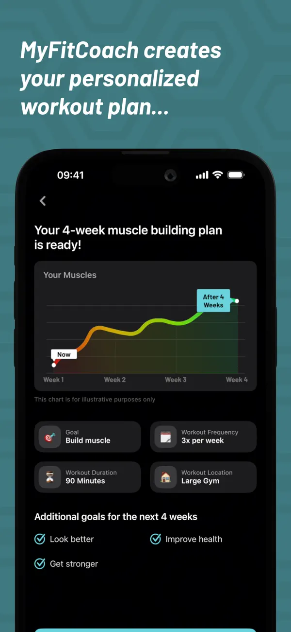 MyFitCoach - Workout Planner screenshot 1