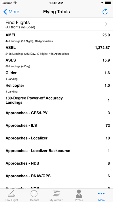 MyFlightbook screenshot 1