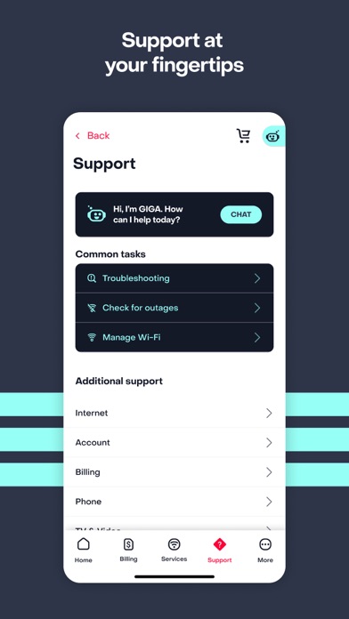 MyFrontier screenshot 2