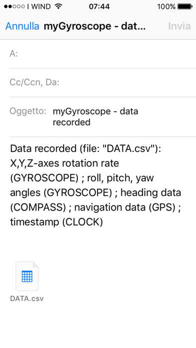myGyroscope screenshot 1