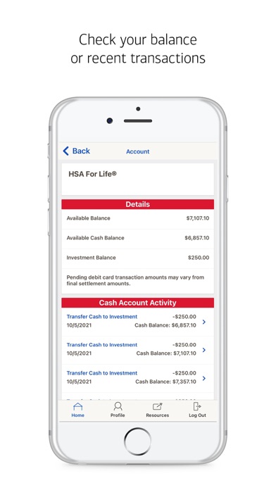 MyHealth BofA screenshot 4