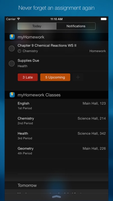 myHomework Student Planner screenshot 2