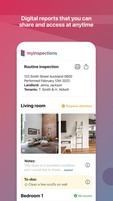 myInspections screenshot 2