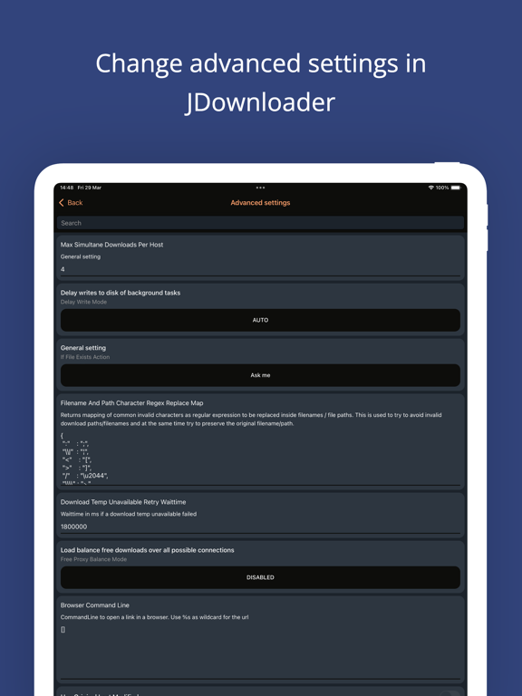 MyJDownloader Remote screenshot 3