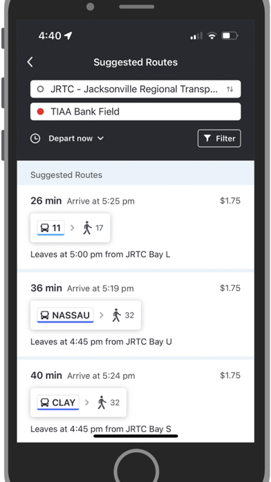 MyJTA screenshot 2