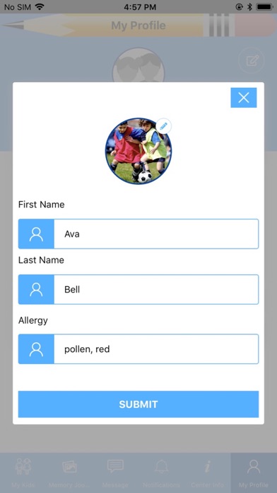 myKidzDay Parent-Childcare App screenshot 1