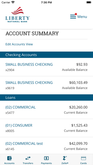 myLiberty Mobile Banking screenshot 3