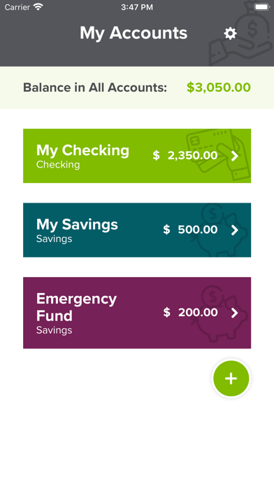 myLIFE Transaction Register screenshot 3