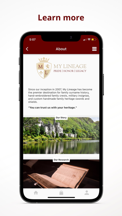 MyLineage screenshot 1