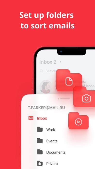 myMail box: email client app screenshot 1
