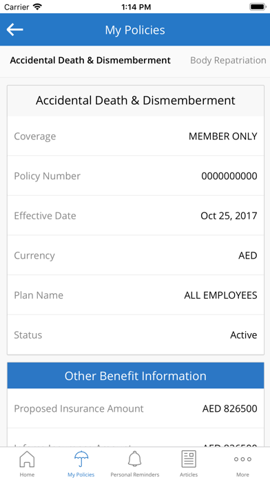 myMetLife Gulf Middle East screenshot 2