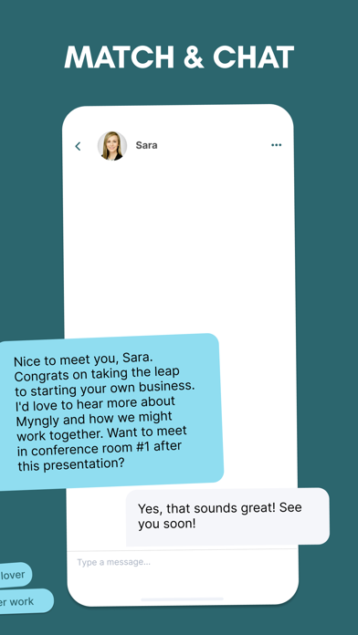 Myngly: Business Networking screenshot 1