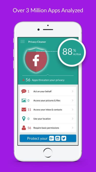 MyPermissions Privacy Cleaner screenshot 1