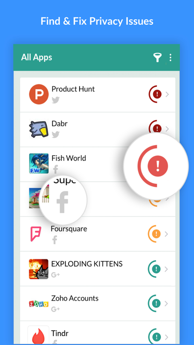 MyPermissions Privacy Cleaner screenshot 3