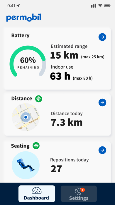 MyPermobil screenshot 1