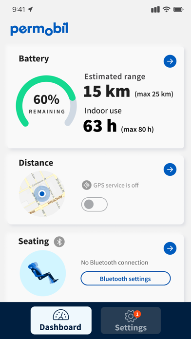 MyPermobil screenshot 2