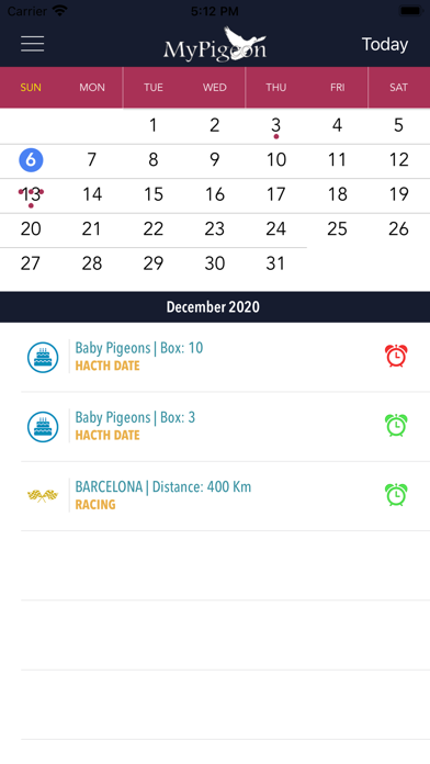 MyPigeon App screenshot 1