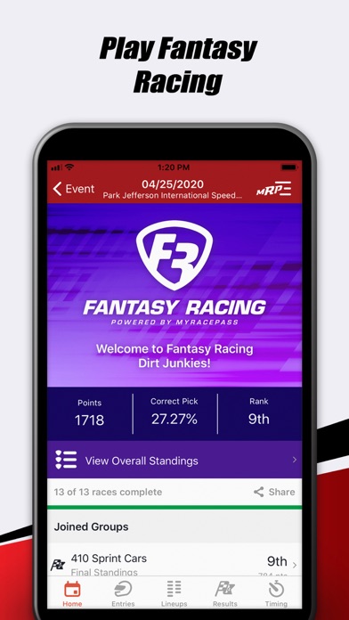 MyRacePass screenshot 2