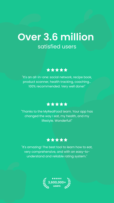 MyRealFood: Diet and recipes screenshot 1