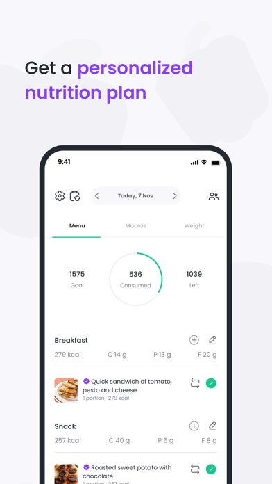 MyRealFood: Diet and recipes screenshot 4
