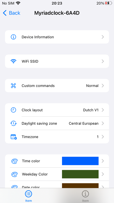 Myriadclock screenshot 5