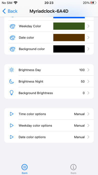 Myriadclock screenshot 4