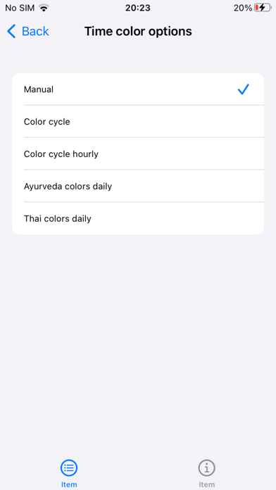 Myriadclock screenshot 1