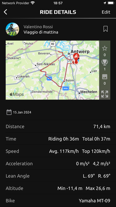 MyRide – Motorcycle Routes screenshot 1