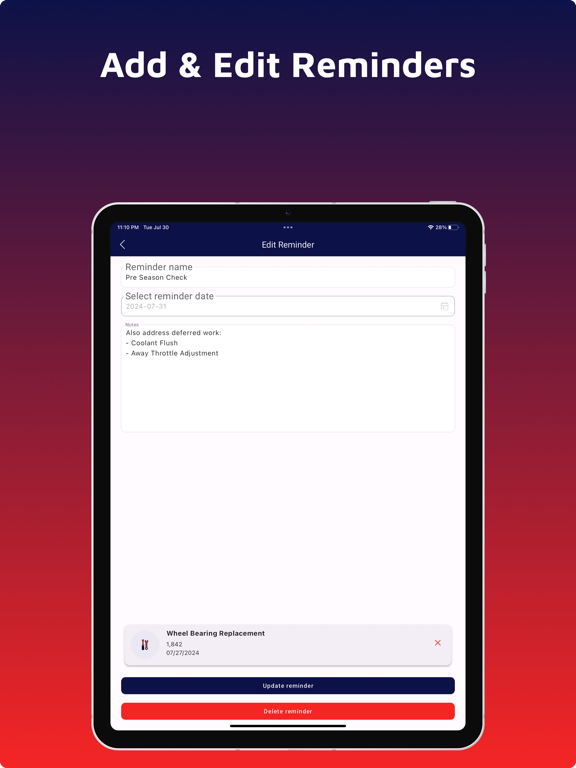MyRide901 - Car Info Manager screenshot 4