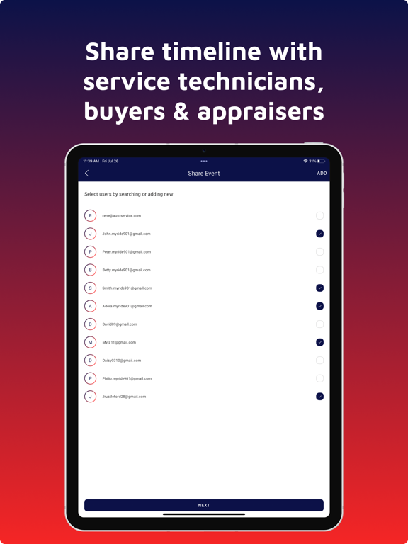 MyRide901 - Car Info Manager screenshot 8