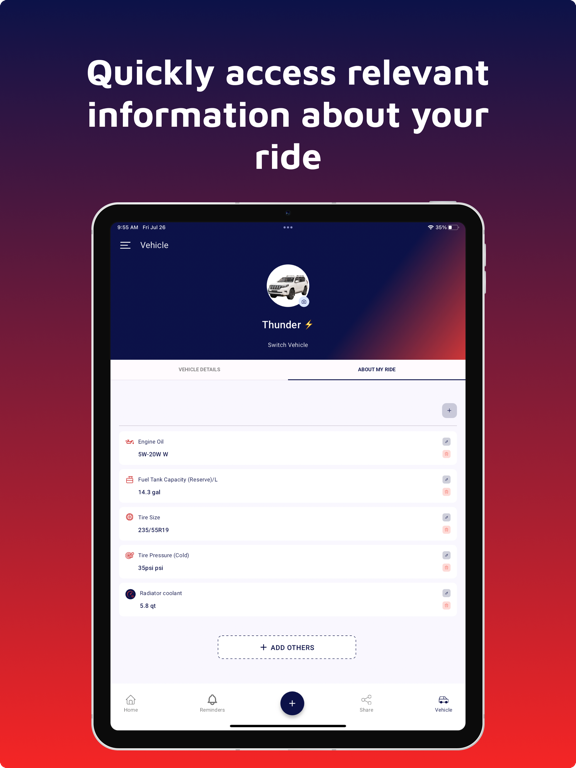 MyRide901 - Car Info Manager screenshot 10