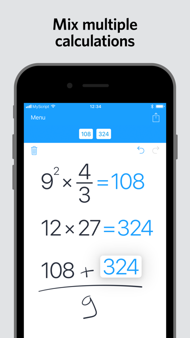 MyScript Calculator screenshot 2