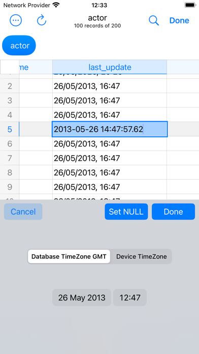 MySQL Mobile Client screenshot 8