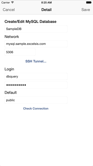 MySQL QueryDB Client screenshot 4