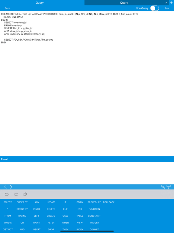 MySqlProg2 - MySql Client screenshot 2