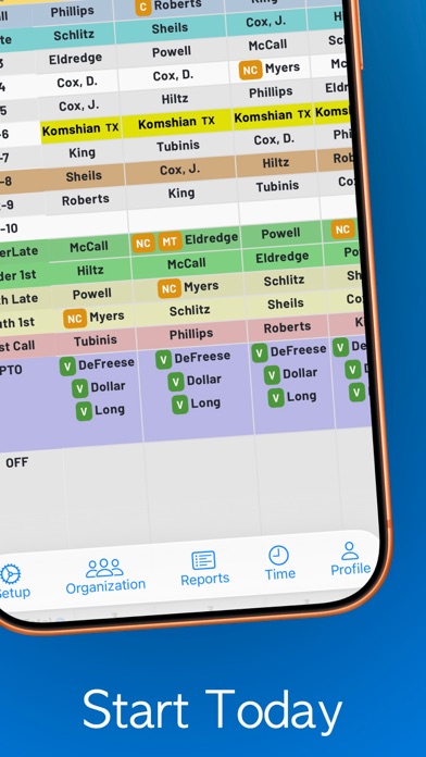 myStaffSchedule screenshot 1