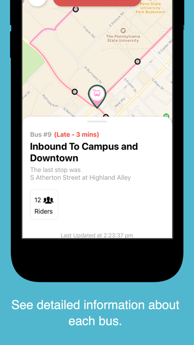 myStop Mobile screenshot 2