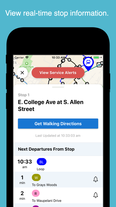 myStop Mobile screenshot 1