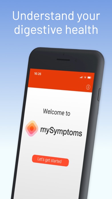mySymptoms Food Diary screenshot 1