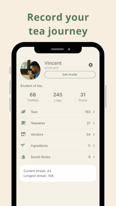MyTeaPal: Tea Timer & Journal screenshot 8
