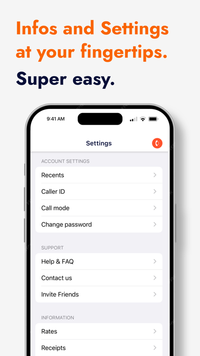 mytello: International calling screenshot 2